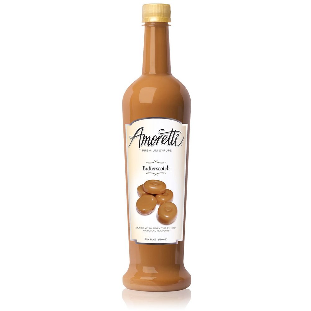 Amoretti Premium Syrup, Butterscotch, 25.4 Ounce (Pack of 12)