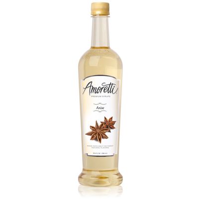 Amoretti Premium Syrup, Anise, 25.4 Ounce (Pack of 12)