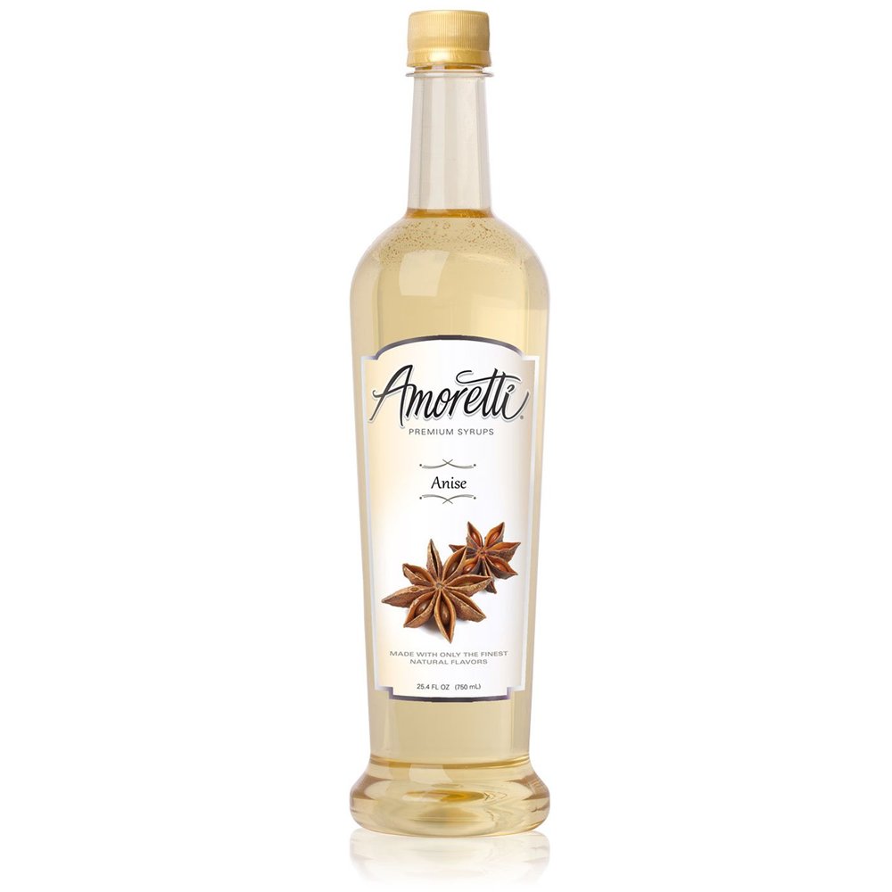 Amoretti Premium Syrup, Anise, 25.4 Ounce (Pack of 12)