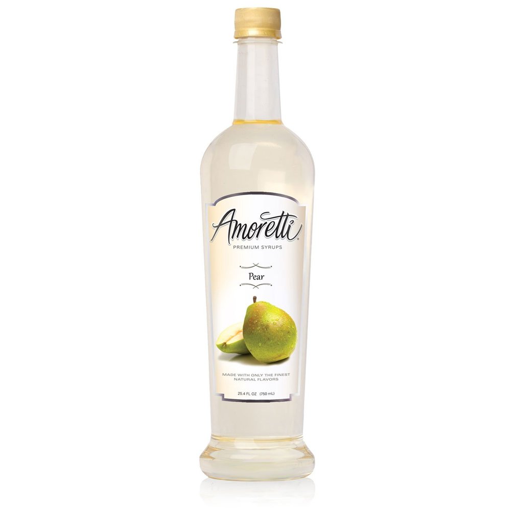 Amoretti Premium Syrup, Pear, 25.4 Ounce (Pack of 12)