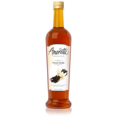 Amoretti Premium Syrup, French Vanilla, 25.4 Ounce (Pack of 12)