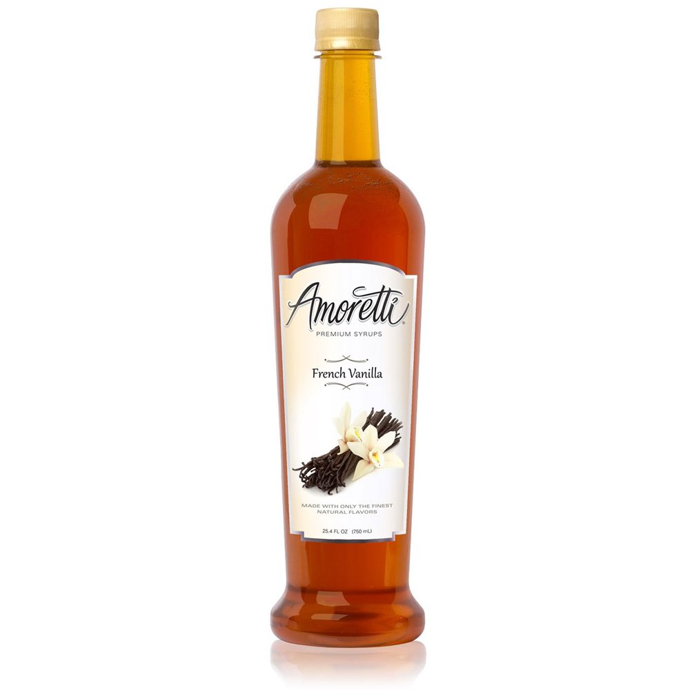 Amoretti Premium Syrup, French Vanilla, 25.4 Ounce (Pack of 12)
