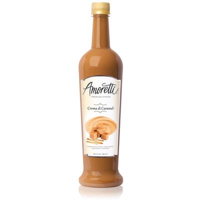 Amoretti Premium Syrup, Crema Di Caramel, 25.4 Ounce (Pack of 12)