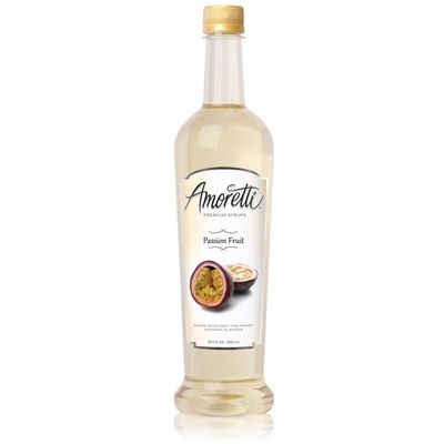 Amoretti Premium Syrup, Passion Fruit, 25.4 Ounce (Pack of 12)