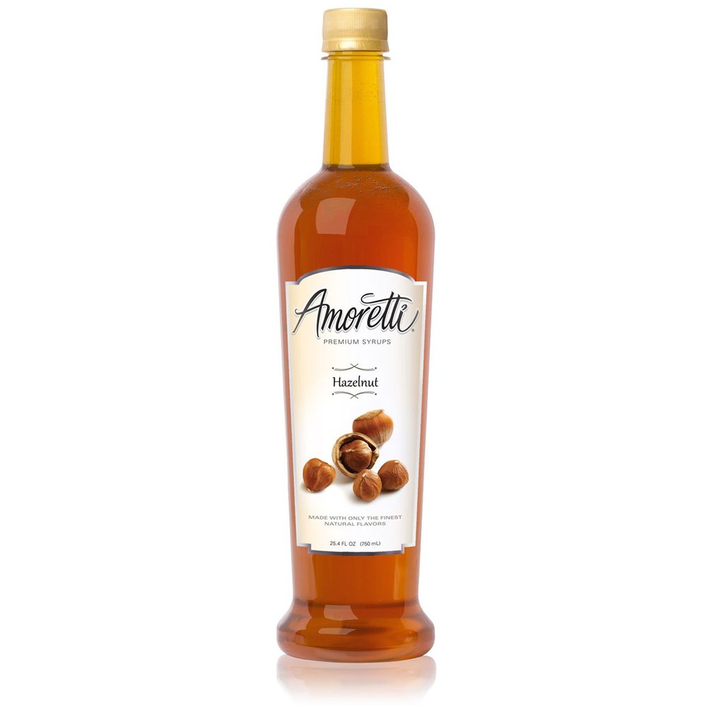 Amoretti Premium Syrup, Hazelnut, 25.4 Ounce (Pack of 12)