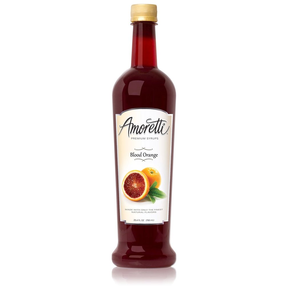 Amoretti Premium Syrup, Blood Orange, 25.4 Ounce (Pack of 12)