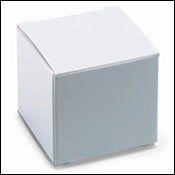 2in. x 2in. x 2in. White Gift Boxes - 10/Pack