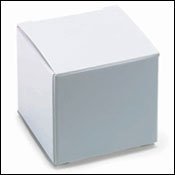 2in. x 2in. x 2in. White Gift Boxes - 10/Pack