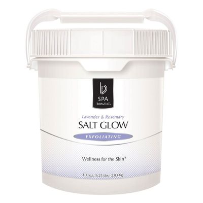 Bon Vital Exfoliating Salt Glow, Lavender & Rosemary, 100 oz. Pail