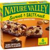 Nature Valley Sweet and Salty Nut Granola Bars, Dark Chocolate Peanut Almond, 6 Bars, 7.2 oz view 1