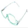 Calabria Flip Up Magnifying Makeup Reading Glasses +4.50 Olive Eye Make Up Cosmetic Rotating Single Lens Reader w/Soft Case view 3