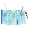 Calabria Flip Up Magnifying Makeup Reading Glasses +2.00 Blue Eye Make Up Cosmetic Rotating Single Lens Readers w/Soft Case view 2