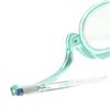Calabria Flip Up Magnifying Makeup Reading Glasses +2.50 Blue Eye Make Up Cosmetic Rotating Single Lens Readers w/Soft Case view 3