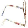 Calabria Flip Up Magnifying Makeup Reading Glasses +0.50 Olive Eye Make Up Cosmetic Rotating Single Lens Reader w/Soft Case view 3
