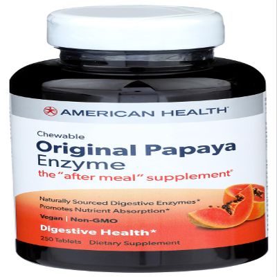 American Health Papaya Enzyme Plus, 250 CT