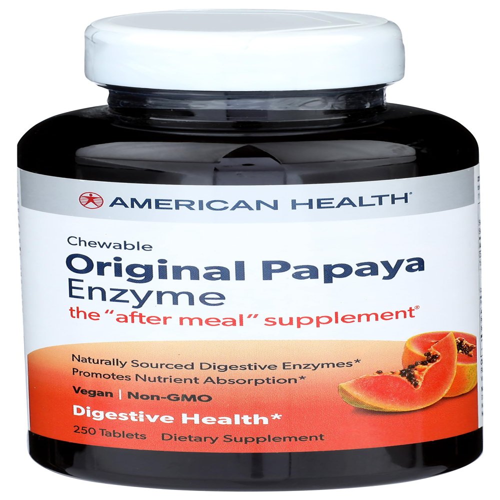 American Health Papaya Enzyme Plus, 250 CT