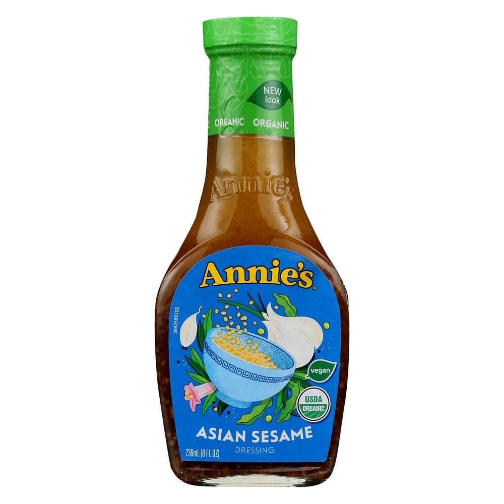 Annie's Naturals Organic Dressing Asian Sesame 8 Ounce (Pack of 2)