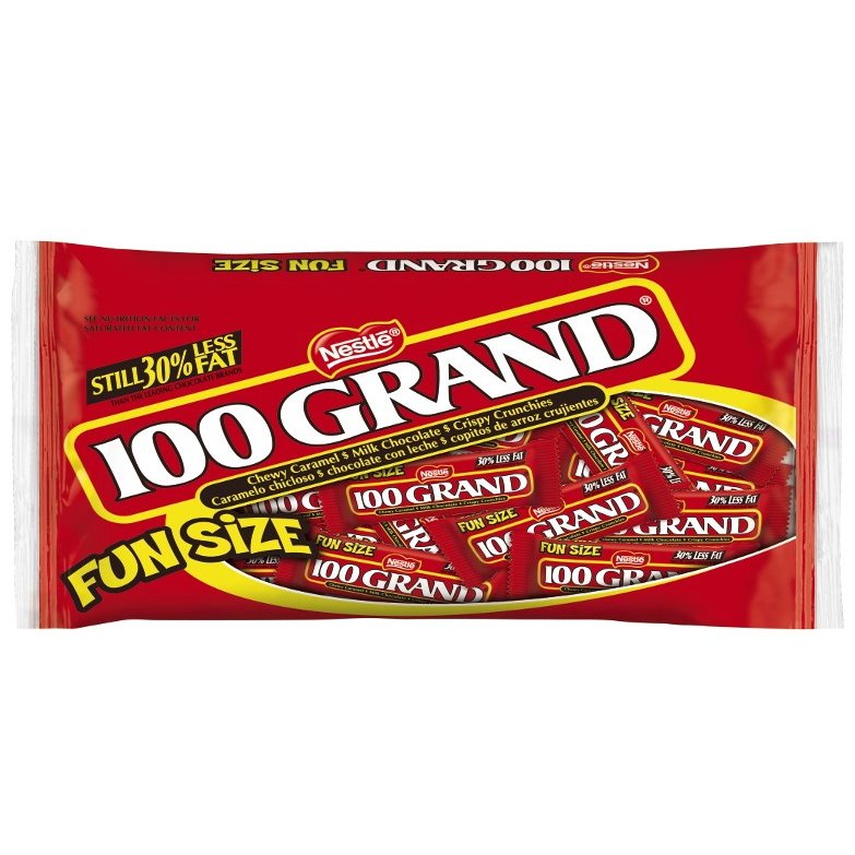 100 Grand Funsize, 12.5 Ounce Bags