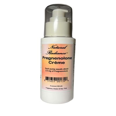 Natural Radiance Pregnenolone Crme 4 oz. Bottle (120 ml)