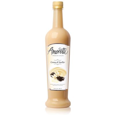 Amoretti Premium Syrup, Crema Di Vanilla, 25.4 Ounce