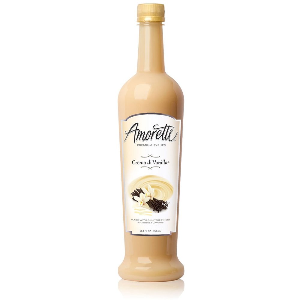 Amoretti Premium Syrup, Crema Di Vanilla, 25.4 Ounce