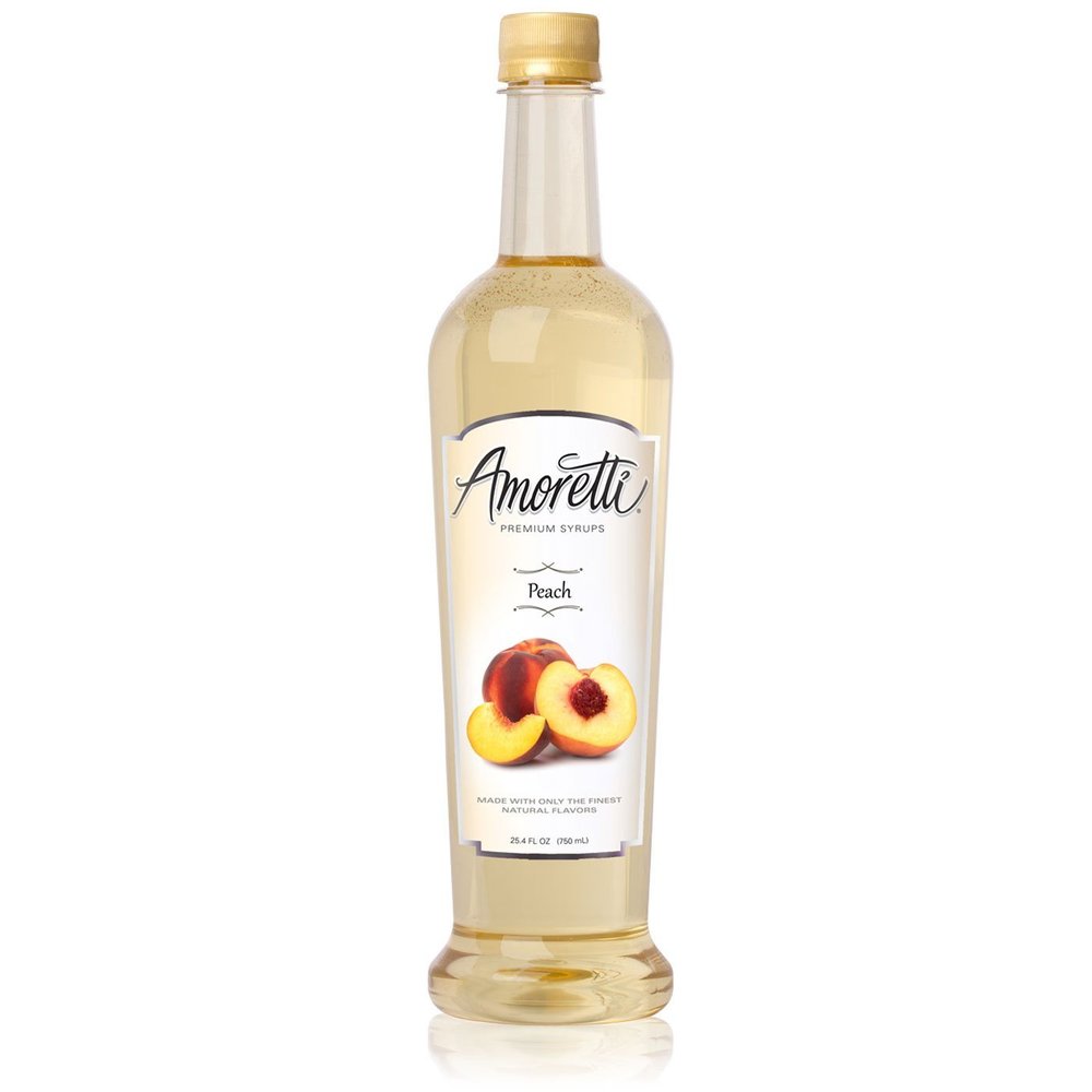 Amoretti Premium Syrup, Peach, 25.4 Ounce