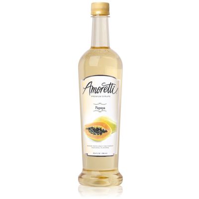 Amoretti Premium Syrup, Papaya, 25.4 Ounce
