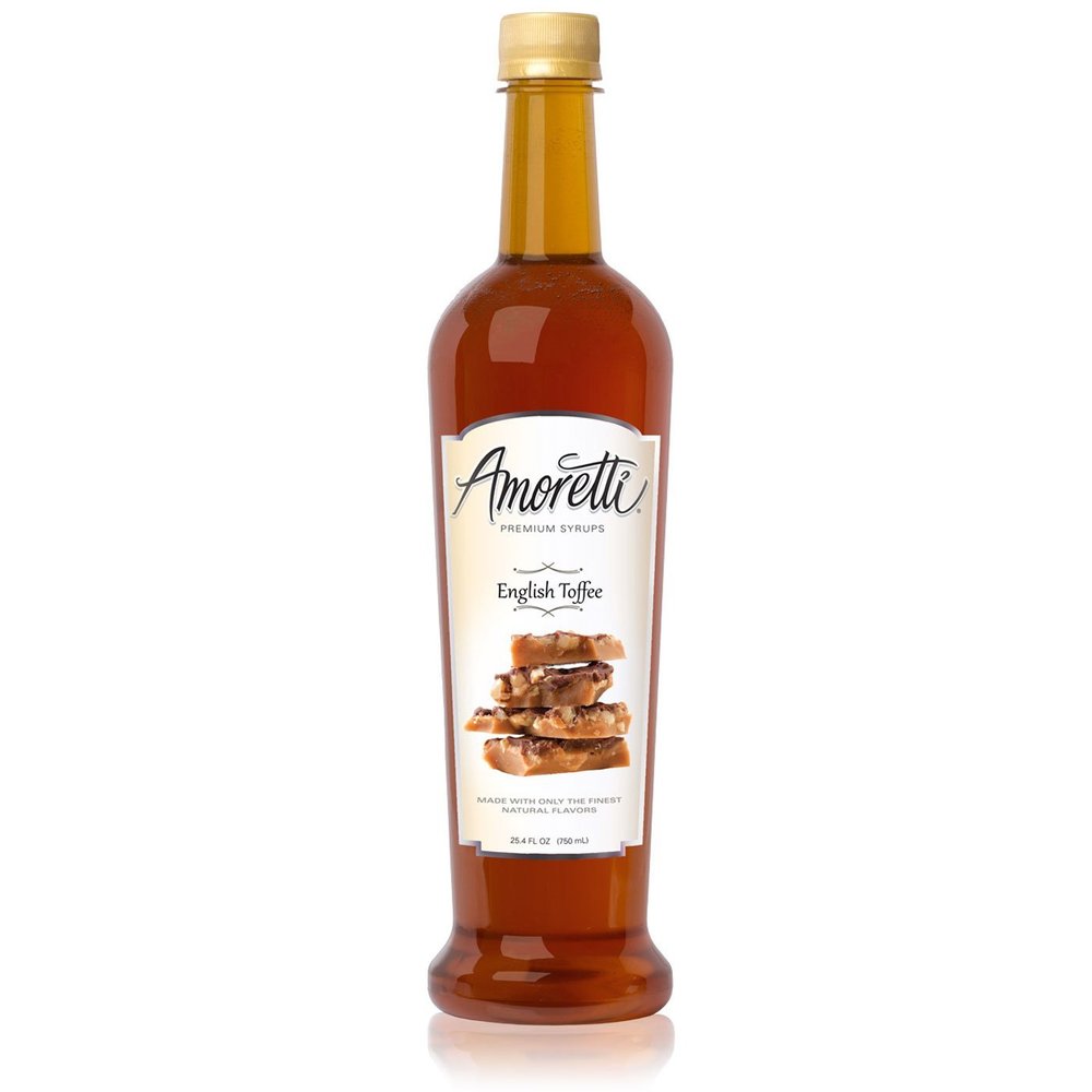 Amoretti Premium Syrup, English Toffee, 25.4 Ounce