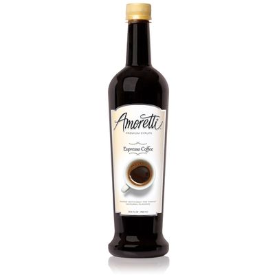 Amoretti Premium Syrup, Espresso Coffee, 25.4 Ounce