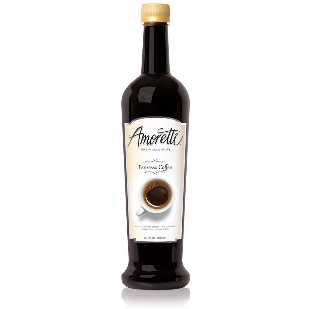 Amoretti Premium Syrup, Espresso Coffee, 25.4 Ounce