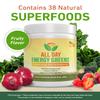 IVL - All Day Energy Greens - Supplement Powder Mix Drink, Greens Powder Superfood - Super Greens Blend for Optimal Nutrition,Energy & Digestion,Superfood Boost(Fruity Flavor) view 2