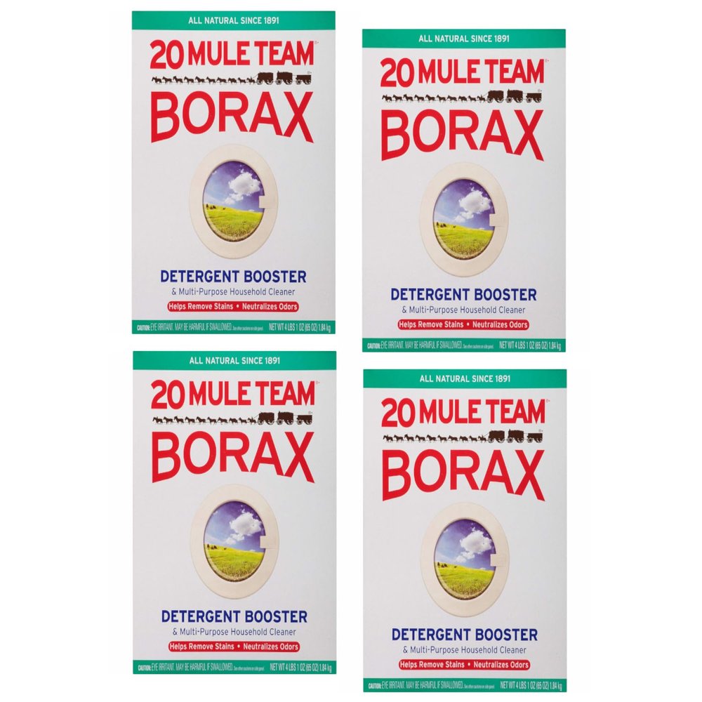20 Mule Team Borax Laundry Booster, 65 Ounce (Pack of 4)