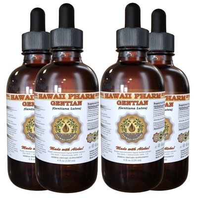 Gentian (Gentiana lutea) Liquid Extract 4x4 oz