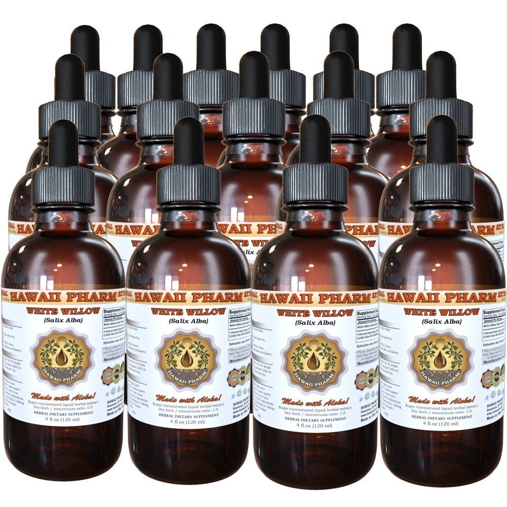 Hawaii Pharm White Willow (Salix alba) Liquid Extract 15x4 fl.oz
