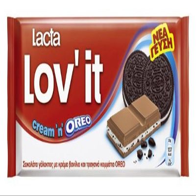 10 X Lacta Lovit Creamnoreo - Greek Chocolate (Package of 10)