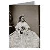 12 Note Cards of Mary Todd Lincoln from a Brady Photograph c1855 view 1