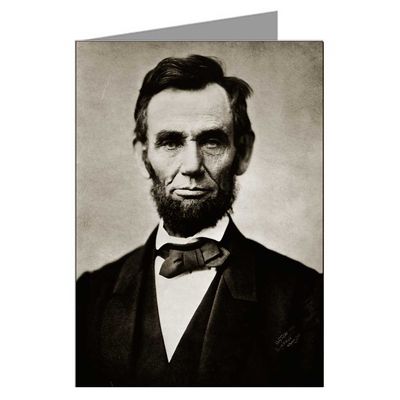 12 Notecards of President Abraham Lincoln from a Photograph by Alexander Gardner c1863