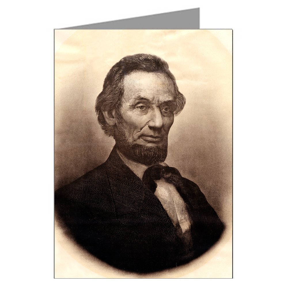 12 Assorted Note Cards of Abraham Lincoln by Marshall, Brady, Gardner in a Boxed Set