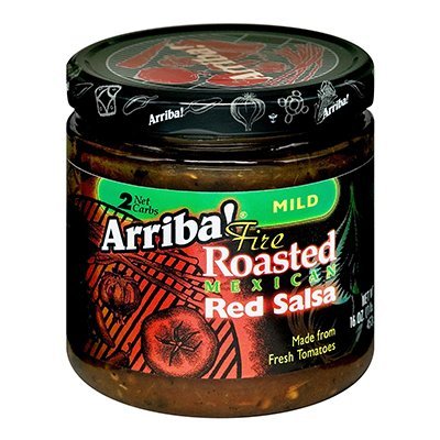 Arriba Mild Red Salsa 16-Ounce Glass (Pack of 3)