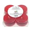 4 Pack Cherry Scented Mineral Oil Based 8 Hours Each Tea Lights by The Gel Candle Company view 2