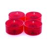 4 Pack Cherry Scented Mineral Oil Based 8 Hours Each Tea Lights by The Gel Candle Company view 4
