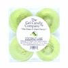 4 Pack of Coconut Lime Scented Gel Candle Mineral Oil Based Tea Lights Hand Poured in USA by The Gel Candle Company - up to 8 Hours Each view 1