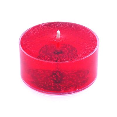 4 Pack of Peppermint Scented Mineral Oil Based Up to 8 Hour Scented Tea Lights by The Gel Candle Company