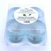 4 Pack of Eucalyptus Mint Scented Gel Candle Mineral Oil Based Tea Lights Hand Poured in USA by The Gel Candle Company - up to 8 Hours Each view 2