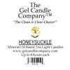 4 Pack of Honeysuckle Up to 8 Hours Each Scented Mineral Oil Based Tea Lights by The Gel Candle Company view 3