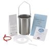 PureLife Coffee Enema Kit / Made in USA/ 304 Food Grade Stainless Steel Enema Bucket/ Medical Grade Silicone Tubing/ 1/2 Lb Organic Air Roasted Coffee/ Doctors #1 Choice view 1