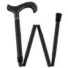 Lightweight Mesh Carbon Fiber Walking Cane Foldable Adjustable Shaft with Derby Handle Stylish Canes Women for Men view 1