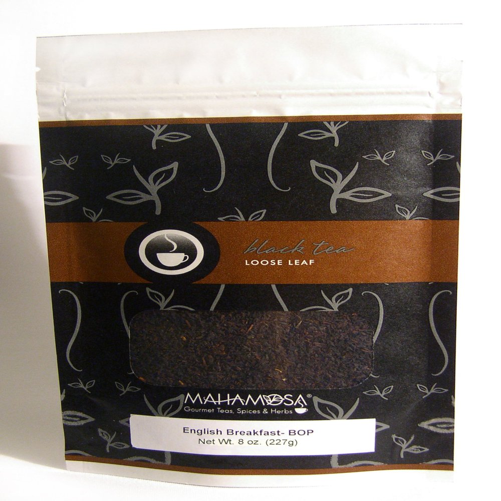 Mahamosa Classic Black Tea Blend Loose Leaf (Looseleaf) - English Breakfast- BOP 8 oz