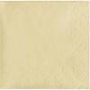 Creative Converting Touch of Color 2-Ply 50 Count Paper Beverage Napkins, Ivory view 1