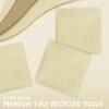 Creative Converting Touch of Color 2-Ply 50 Count Paper Beverage Napkins, Ivory view 2